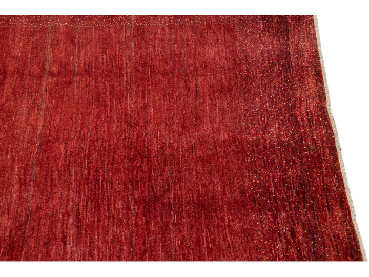 Modern Gabbeh Wool Rug 5 X 7