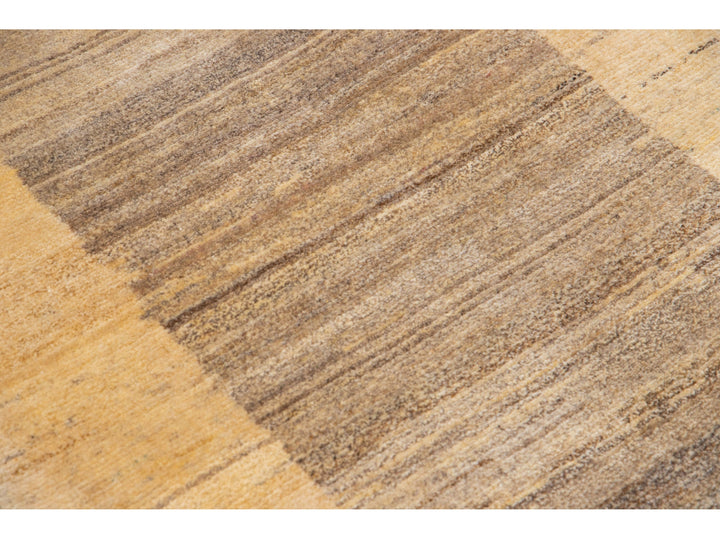 Modern Gabbeh Wool Runner 3 X 19
