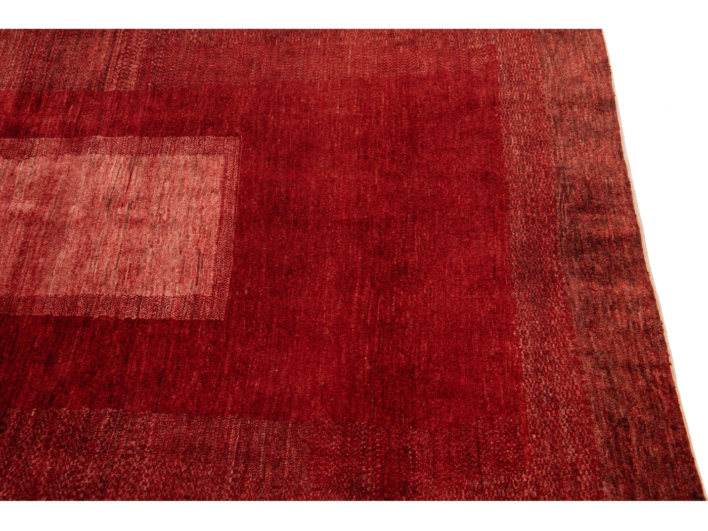 Modern Gabbeh Wool Rug 5 X 6