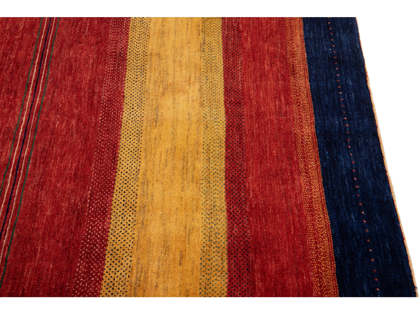 Modern Gabbeh Wool Rug 4 X 6