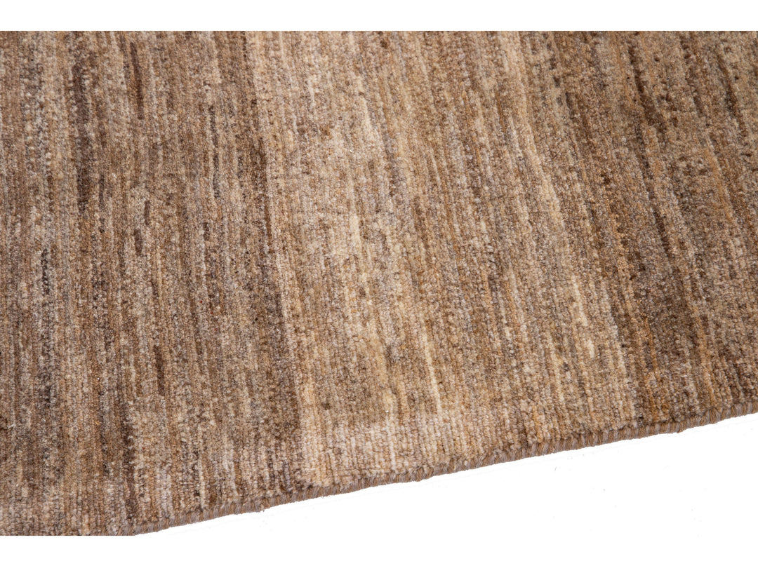 Modern Gabbeh Wool Runner 3 X 12