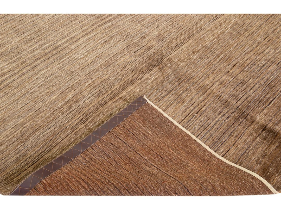 Modern Gabbeh Wool Rug 6 X 10