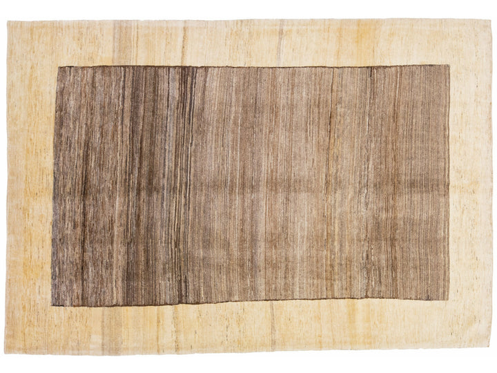 Modern Gabbeh Wool Rug 7 X 10