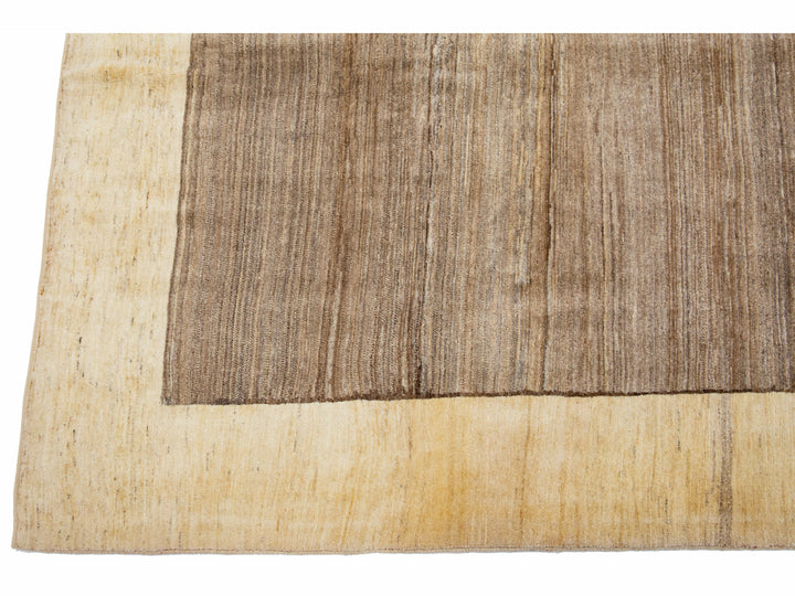 Modern Gabbeh Wool Rug 7 X 10