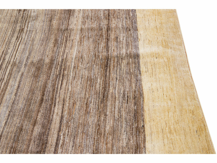Modern Gabbeh Wool Rug 7 X 10