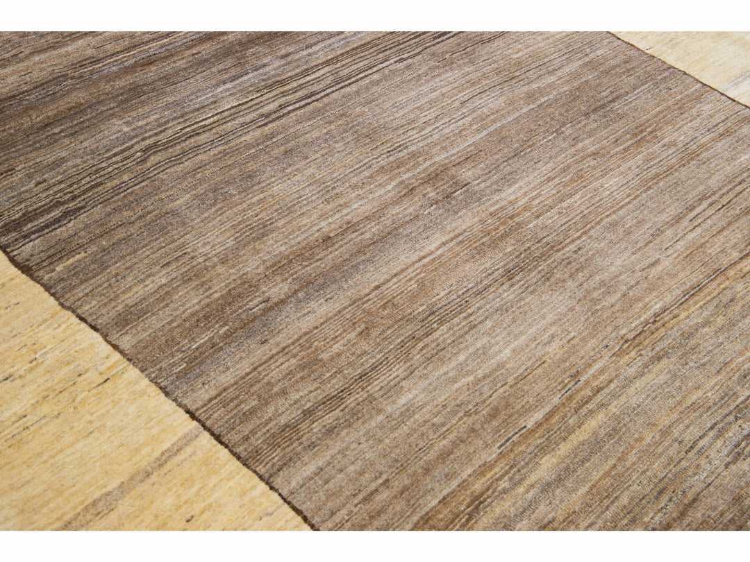 Modern Gabbeh Wool Rug 7 X 10