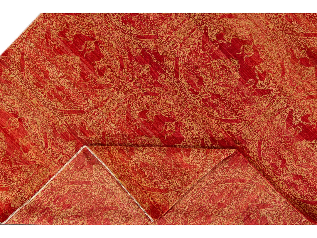 Modern Spanish Wool Rug 8 X 10