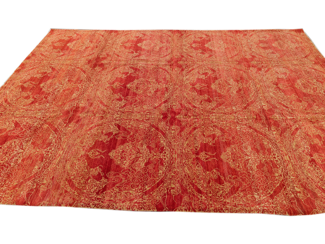 Modern Spanish Wool Rug 8 X 10