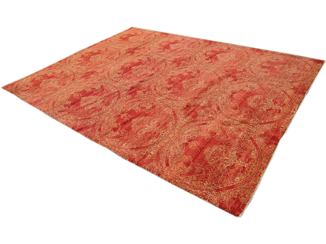 Modern Spanish Wool Rug 8 X 10
