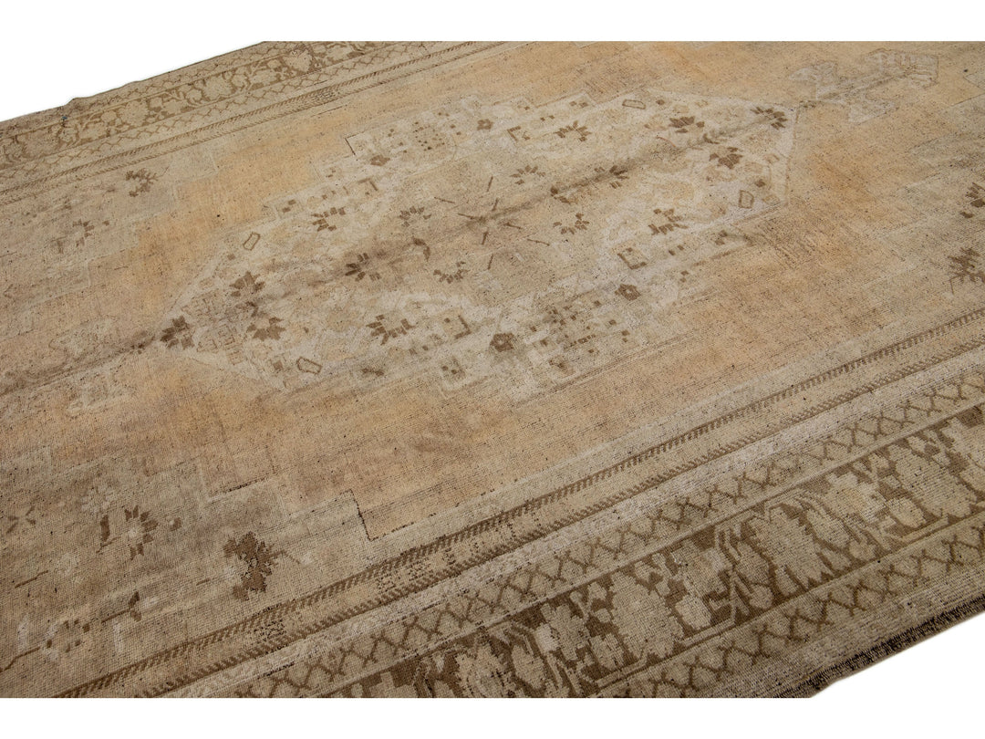 Antique Khotan Wool Rug 8 X 12