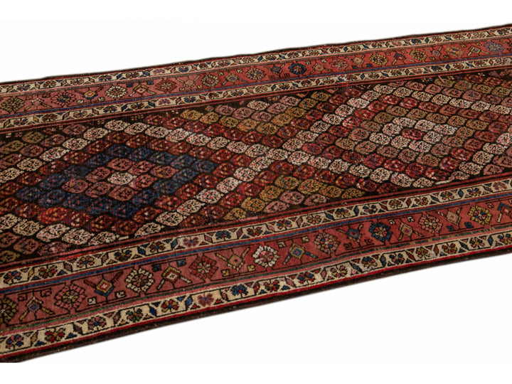 Antique Kurd Wool Runner 3 X 12