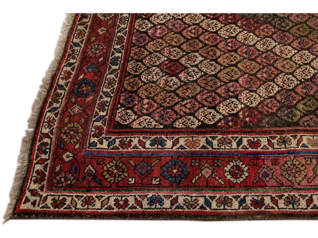Antique Kurd Wool Runner 3 X 12
