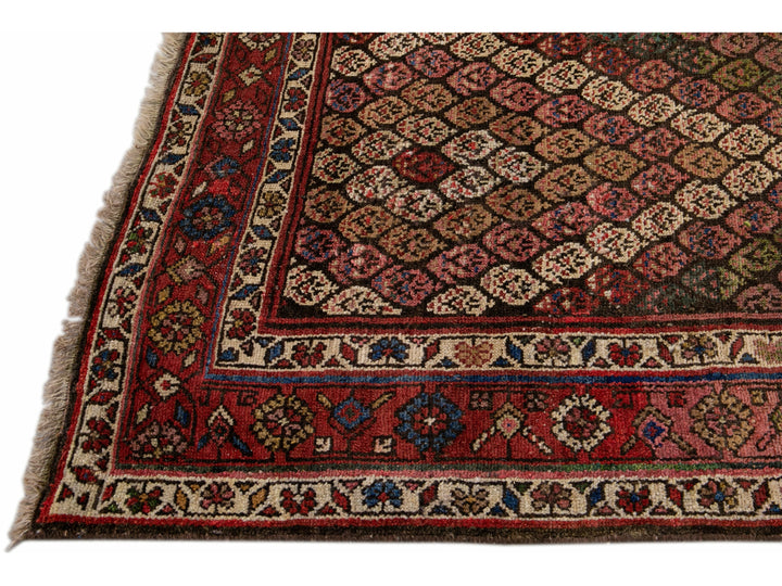 Antique Kurd Wool Runner 3 X 12