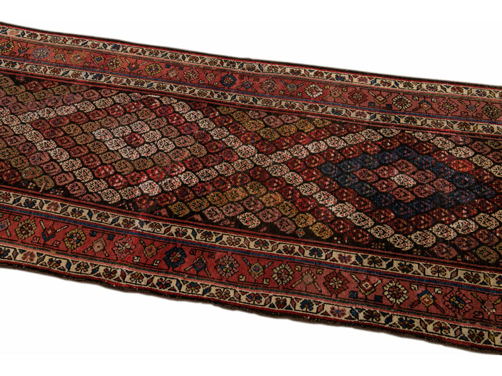 Antique Kurd Wool Runner 3 X 12