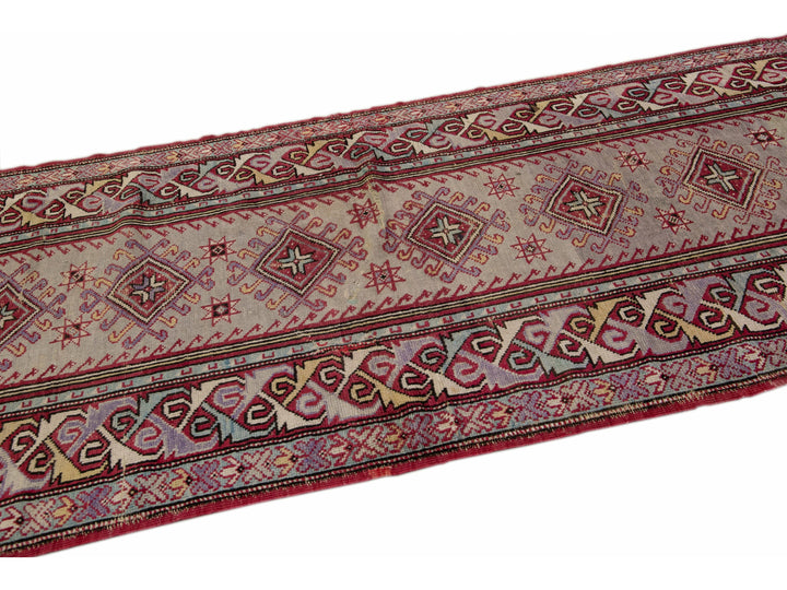 Antique Sivas Wool Runner 4 X 14