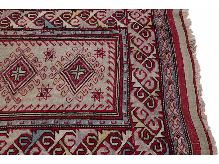 Antique Sivas Wool Runner 4 X 14