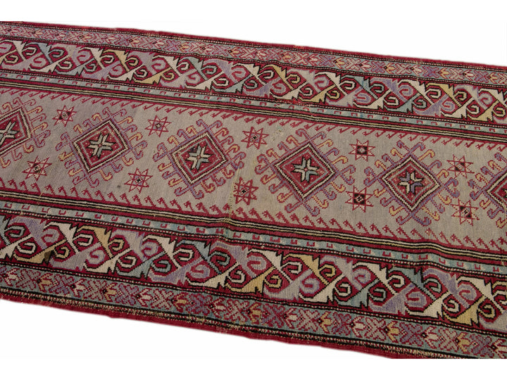 Antique Sivas Wool Runner 4 X 14