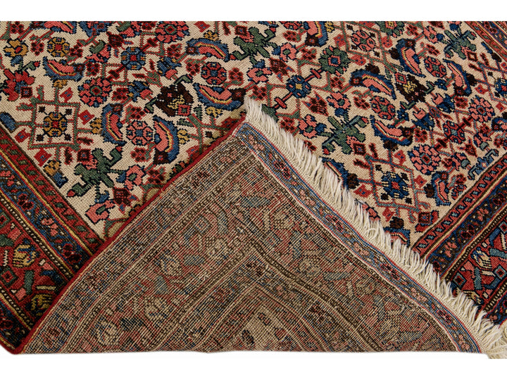 Antique Bidjar Wool Runner 4 X 13