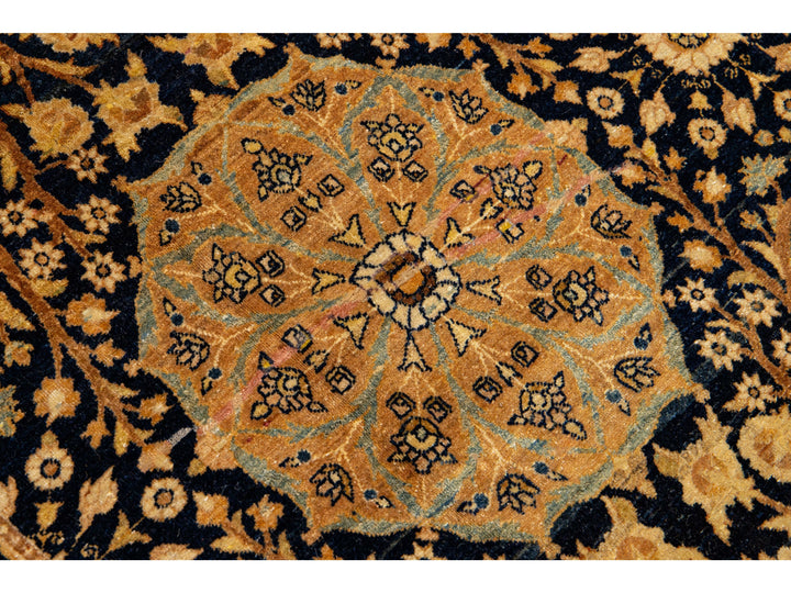 Antique Kerman Wool Rug  10 X 13
