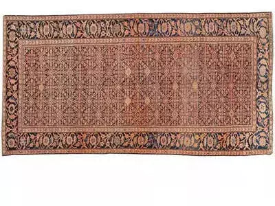 Antique Malayer Wool Rug 7 X 13