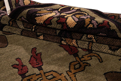 21st Century Contemporary Khotan Style Wool Rug 8 X 10