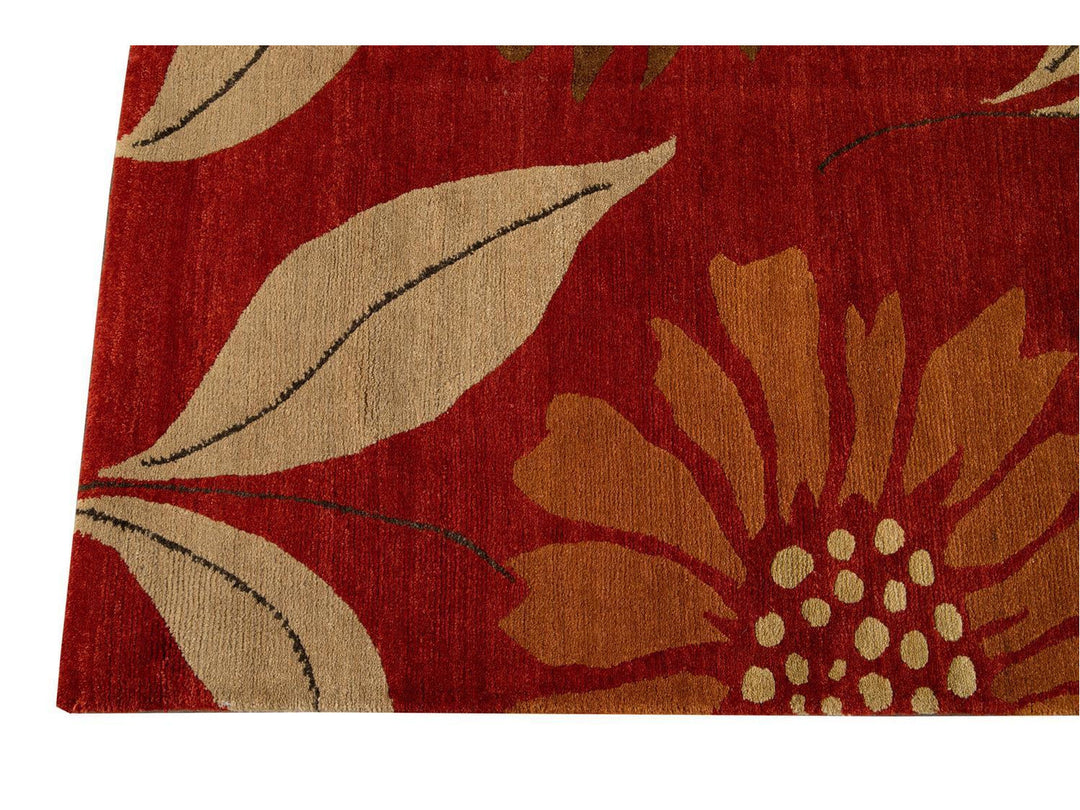 21st Century Contemporary Khotan Style Wool Rug 8 X 10