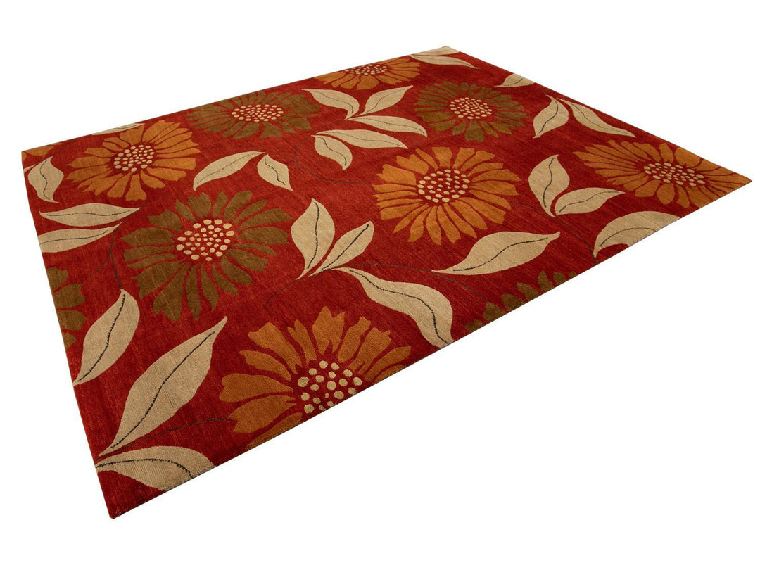 21st Century Contemporary Khotan Style Wool Rug 8 X 10