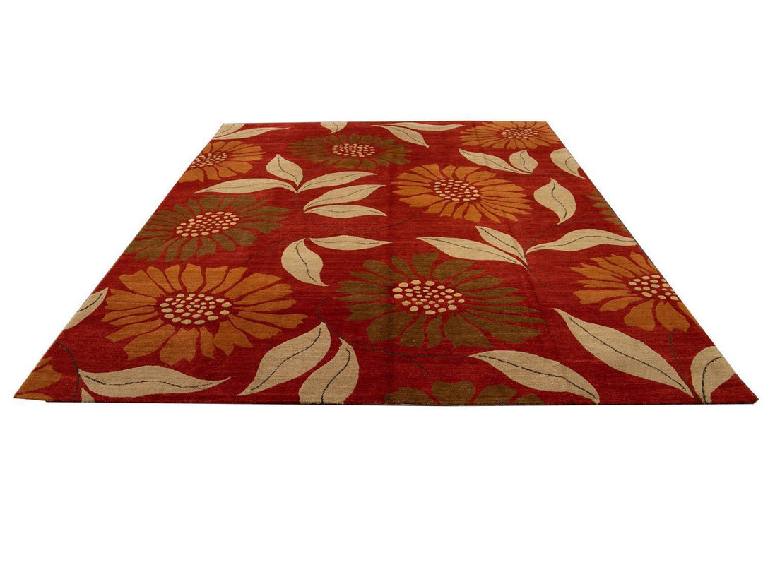 21st Century Contemporary Khotan Style Wool Rug 8 X 10