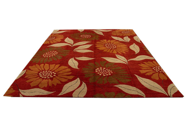 21st Century Contemporary Khotan Style Wool Rug 8 X 10