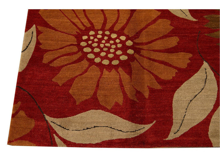 21st Century Contemporary Khotan Style Wool Rug 8 X 10