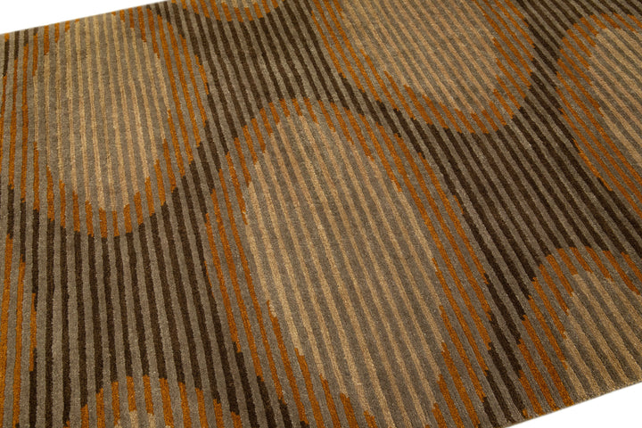 Modern Tufenkian Wool Rug 6 X 9