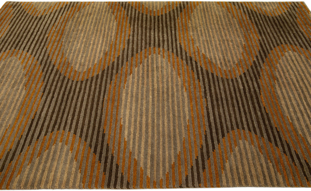 Modern Tufenkian Wool Rug 6 X 9