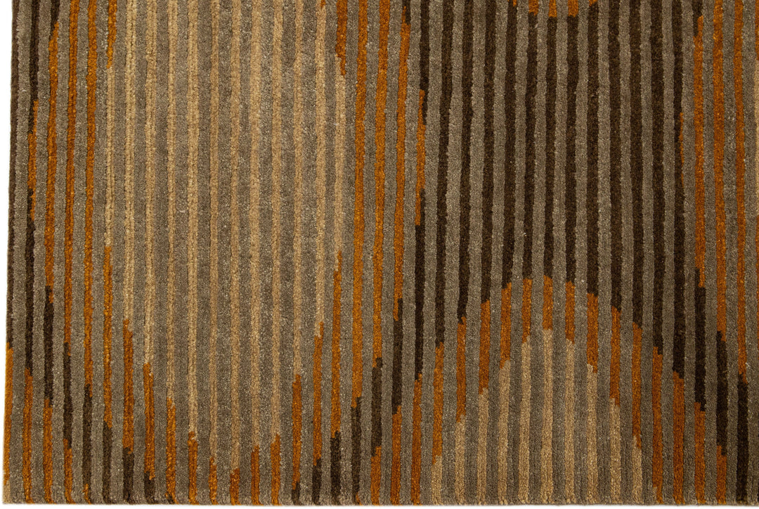 Modern Tufenkian Wool Rug 6 X 9