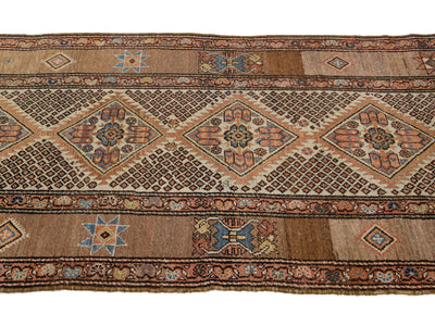 Antique Malayer Runner 4 X 15