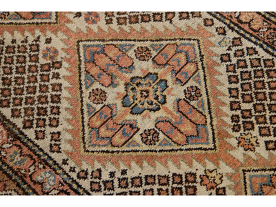 Antique Malayer Runner 4 X 15