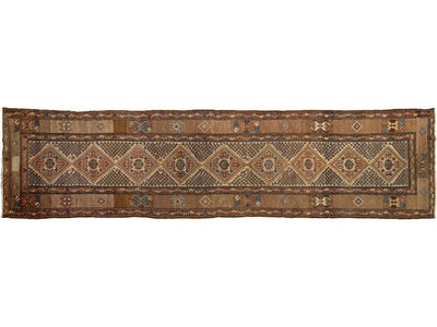 Antique Malayer Runner 4 X 15