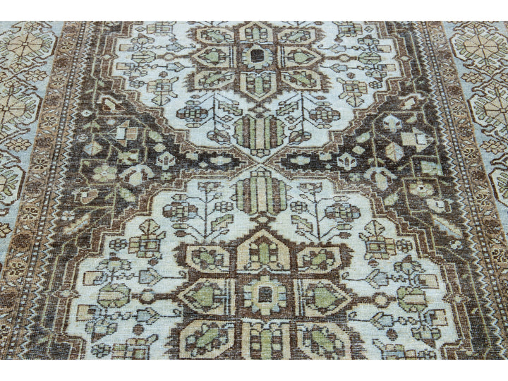 Antique Mahal Wool Rug 6 X 10