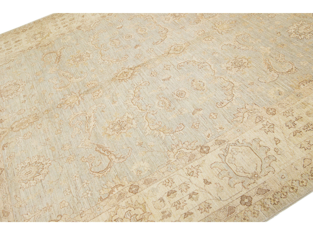 Modern Peshawar Wool Rug 8 X 10