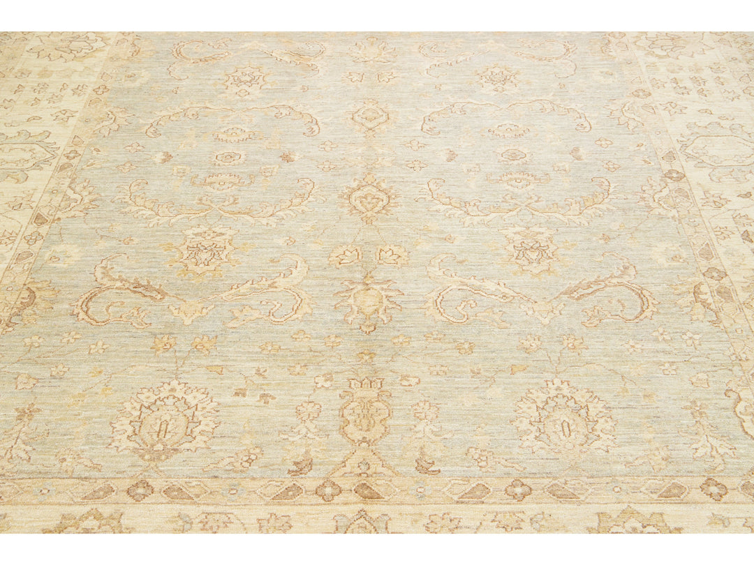 Modern Peshawar Wool Rug 8 X 10