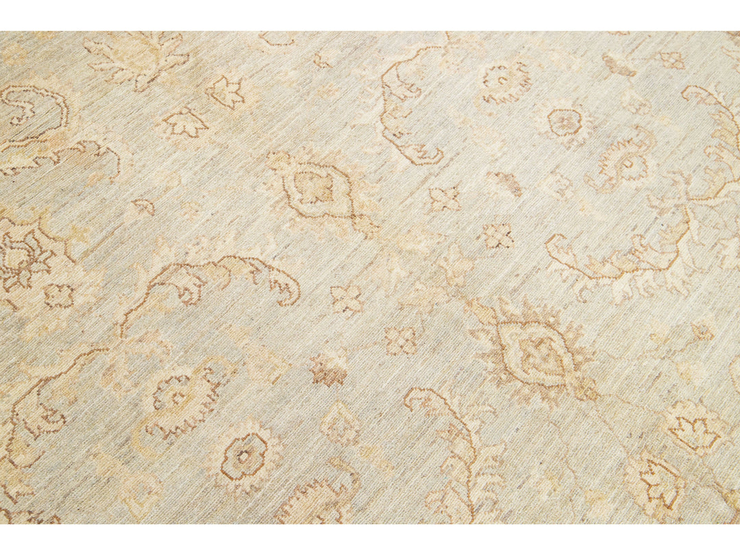 Modern Peshawar Wool Rug 8 X 10