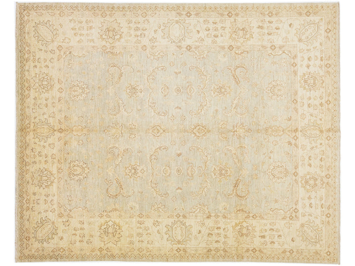 Modern Peshawar Wool Rug 8 X 10