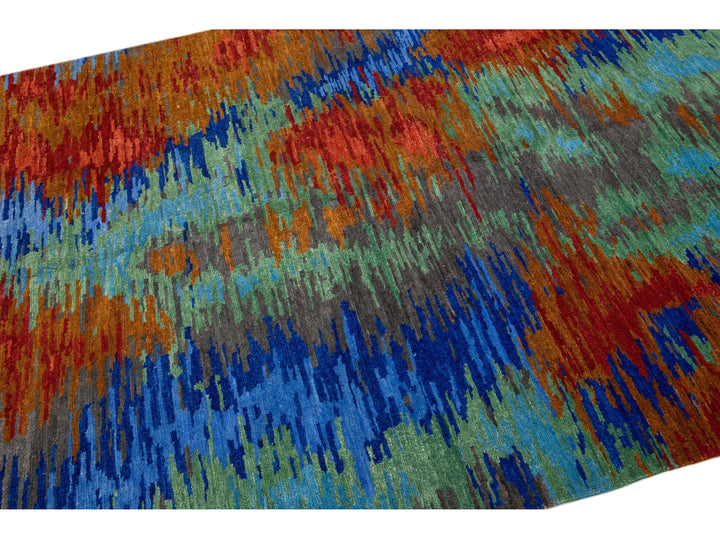 Modern Tibetan Wool Rug 6 X 9