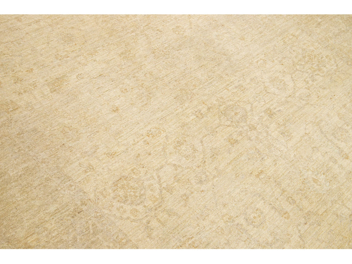 Modern Oushak Wool Rug 6 X 9