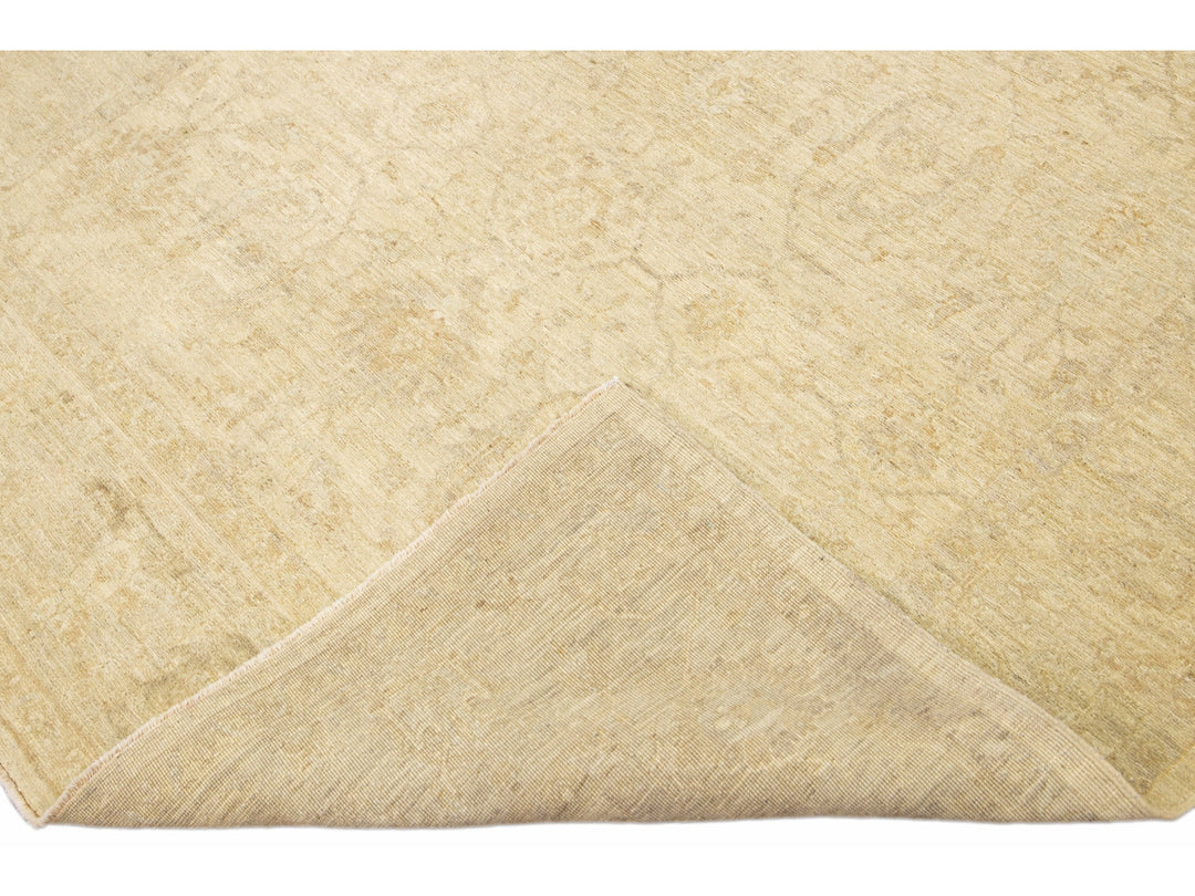 Modern Oushak Wool Rug 6 X 9