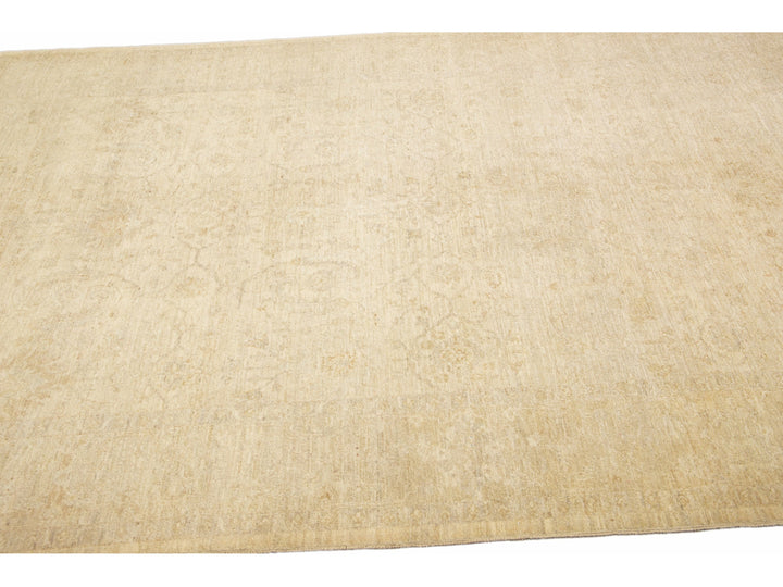 Modern Oushak Wool Rug 6 X 9