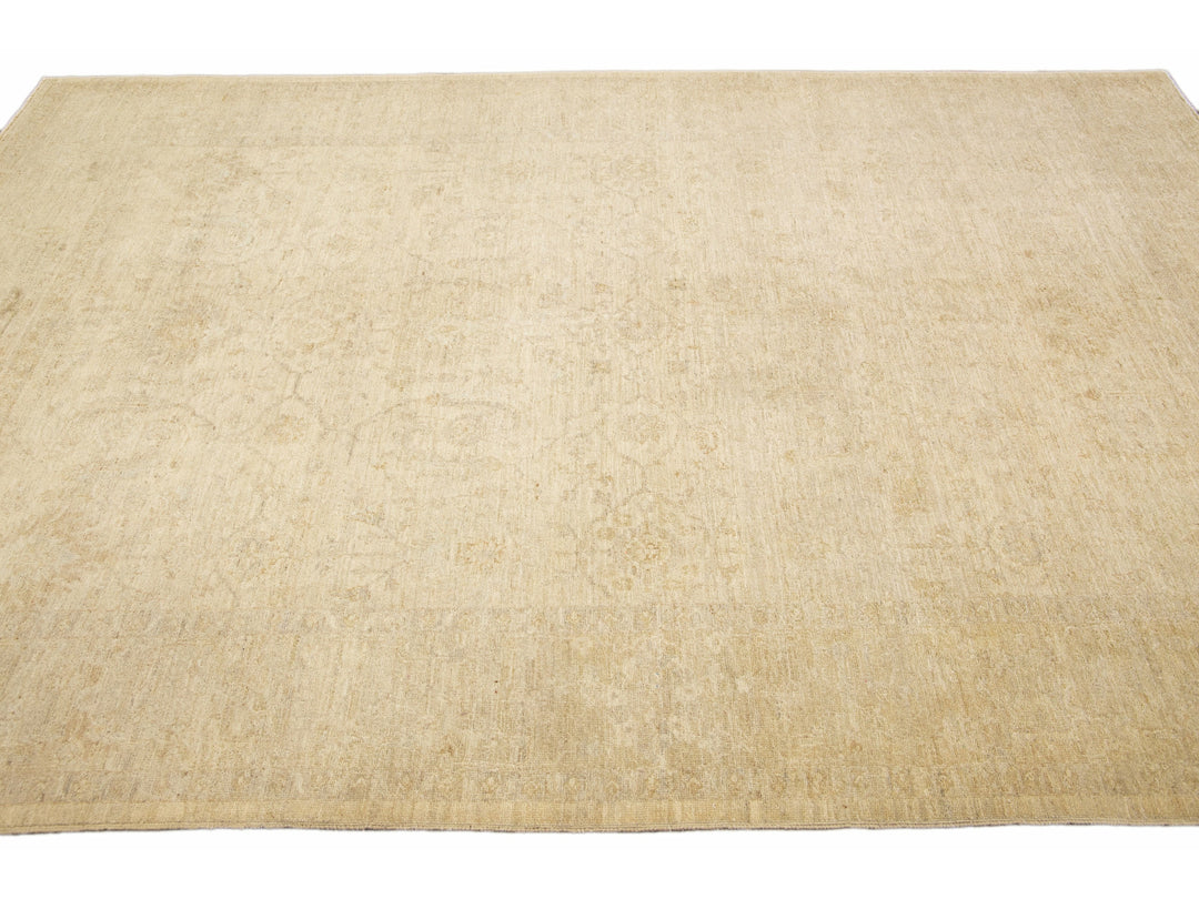 Modern Oushak Wool Rug 6 X 9
