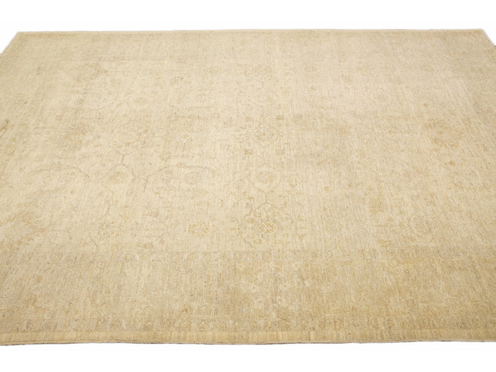 Modern Oushak Wool Rug 6 X 9