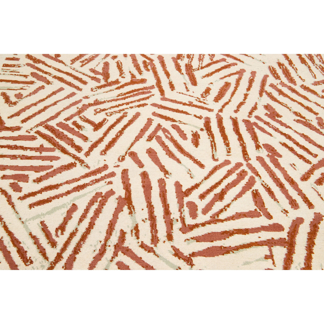 Modern Tibetan Wool Rug 6 X 9