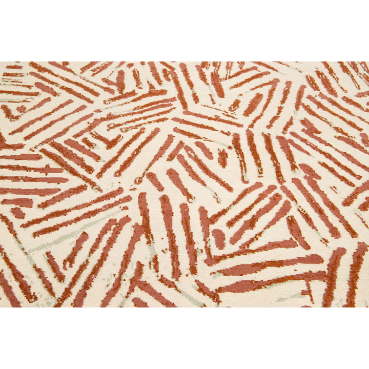 Modern Tibetan Wool Rug 6 X 9