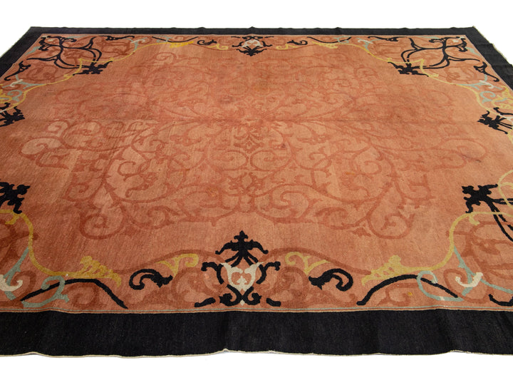 Antique Art Deco Chinese Rug 9 X 12